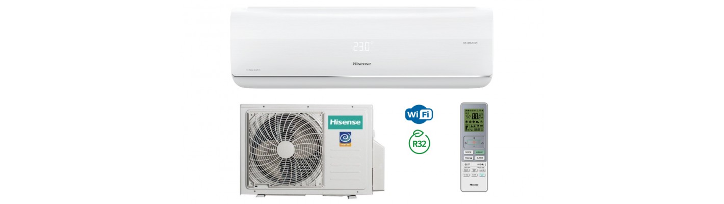 Новинка - кондиционер с уникальной технологией притока воздуха Hisense AIR SENSATION SUPERIOR